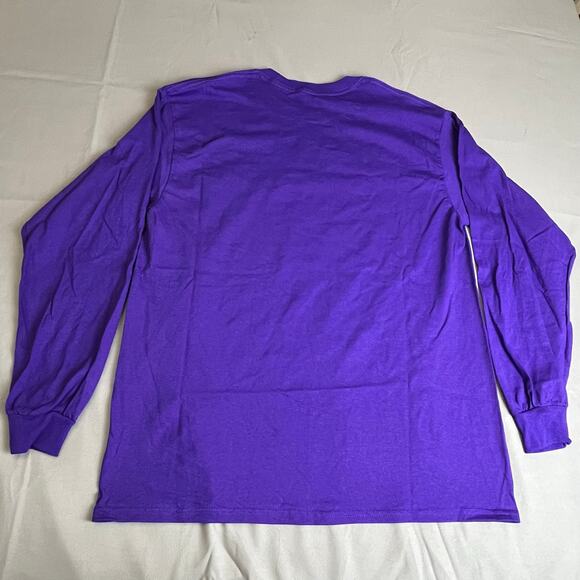 Linkin Park Shirt Dark Purple Men’s Large Long Sleeve Hybrid Theory Gas Mask - Picture 4 of 6